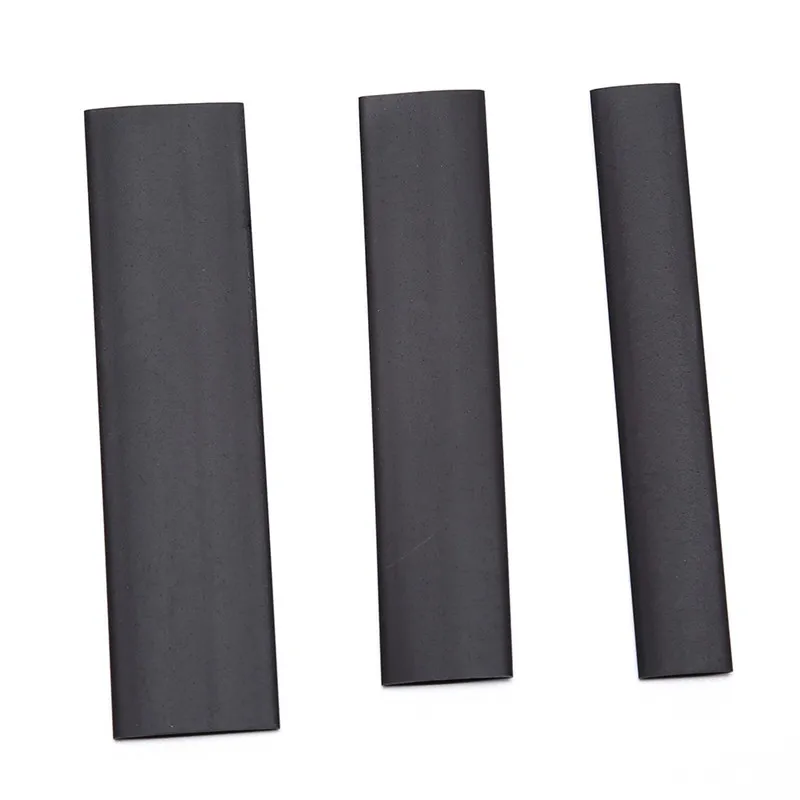 127pcs/pack Heat Shrinkable Tube Diameter 2-13mm Length Heat Shrink Tubing Shrinkable Tube Black Wire Wrap