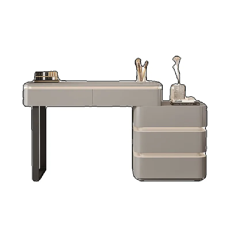 

Dresser bedroom modern simple chest cabinet integrated solid wood makeup table