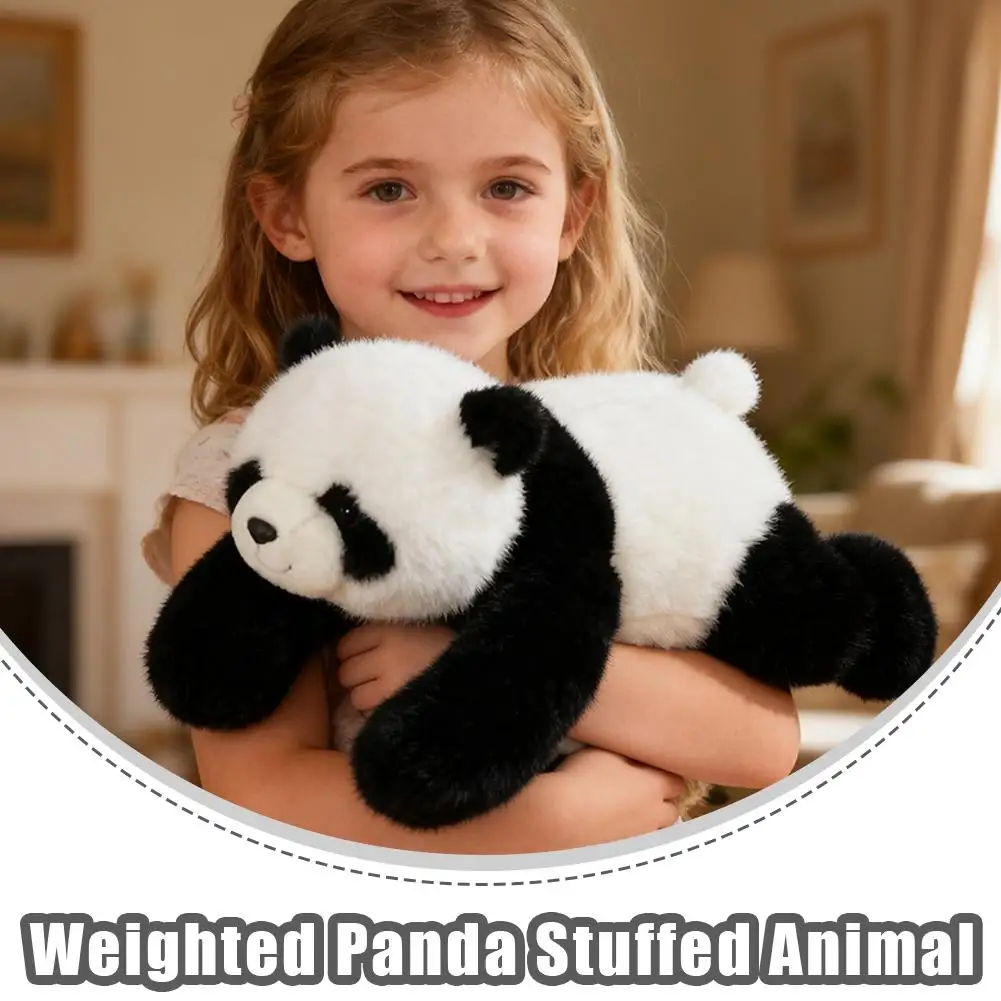 لطيف لينة عناق الدب هدية دمية المرجحة الباندا محشوة الحيوان تهدئة وسادة نوم متعددة الوظائف الحيوان الباندا أفخم لعبة من القطن #1