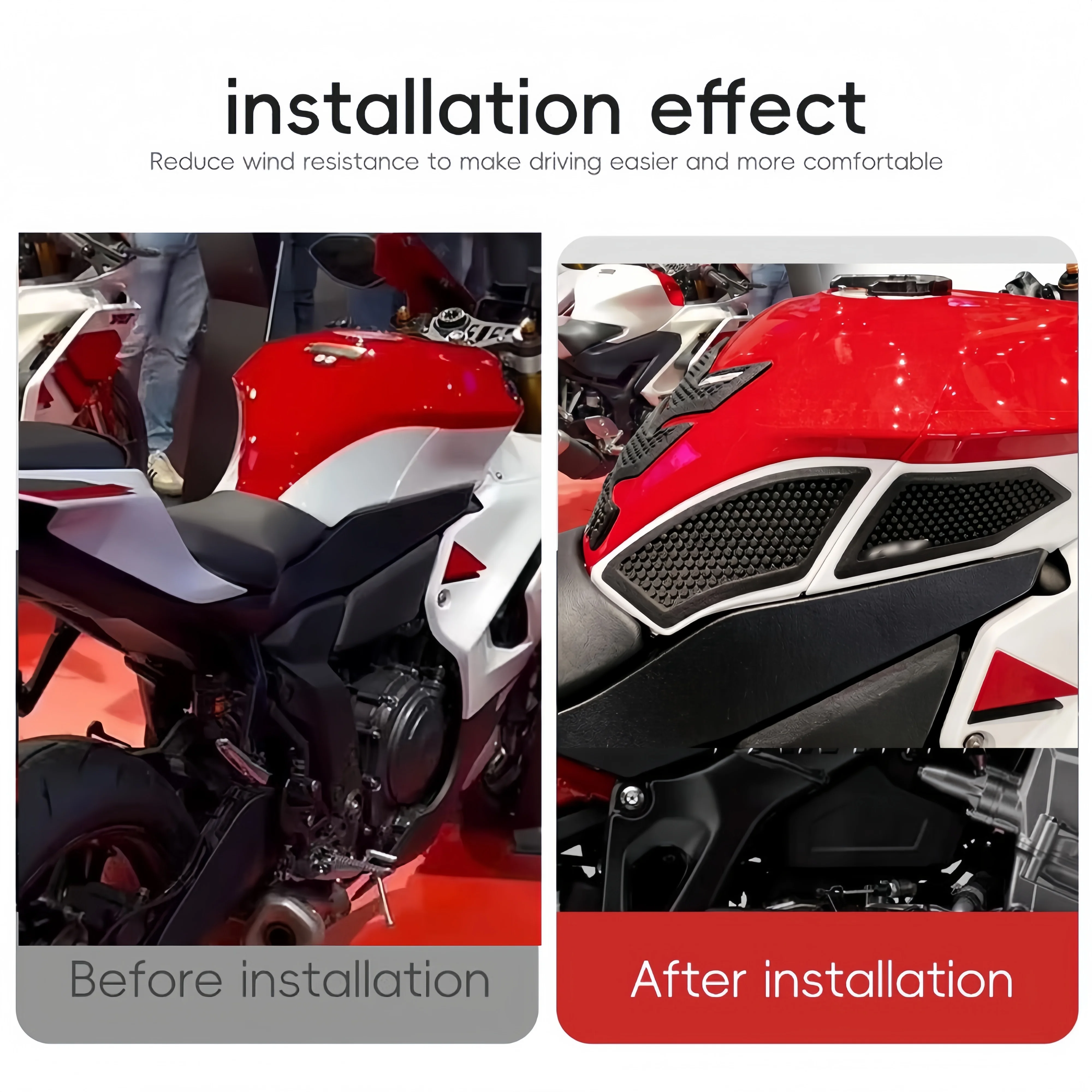 NEW For Yamaha YZF R7 YZF R7 YZF R7 2026 Side Fuel Tank Pads Protector Stickers Decal Gas Knee Grip Traction Pad Side Sticker