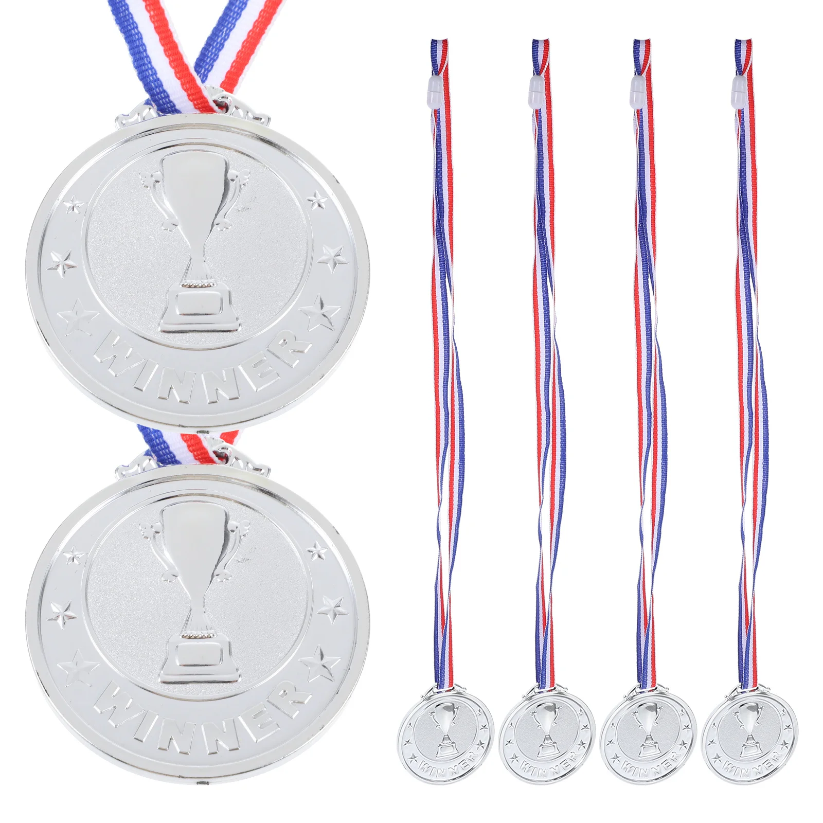 

6pcs Plastic Sports Awards Party Competition Decorative Reward Small Size Gift Bags Theme Events Success Achievement Sport
