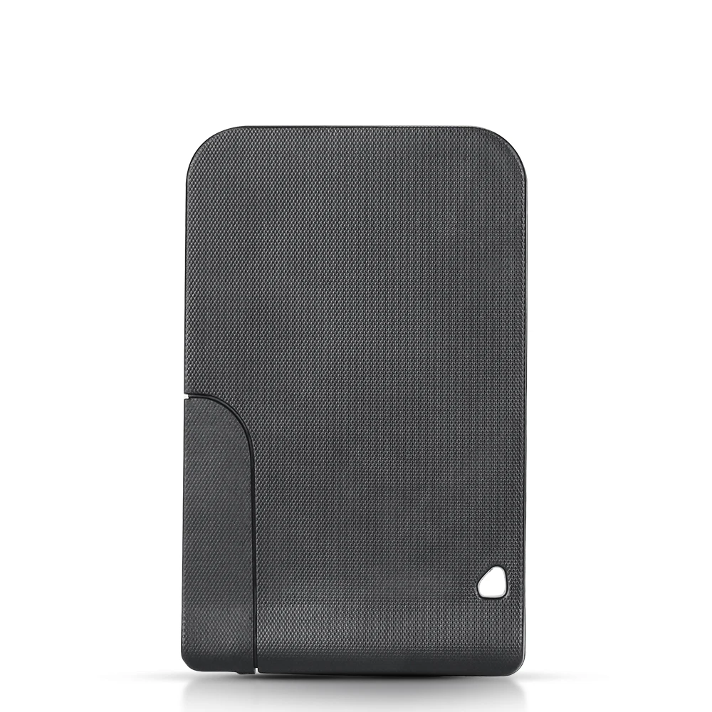 KEYYOU 1PCS 3 Button Smart Card For Renault Clio Logan Megane 2 3 Koleos Scenic Card Case Black Car Key Fob Shell With Small Key