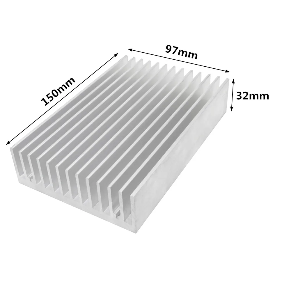 Extrudierter großer Aluminium-Kühlkörper, Kühlkörper, Kühler für LED-Chip, elektronische integrierte Schaltkreiskühlung, Wärmeableitung – Detail 4