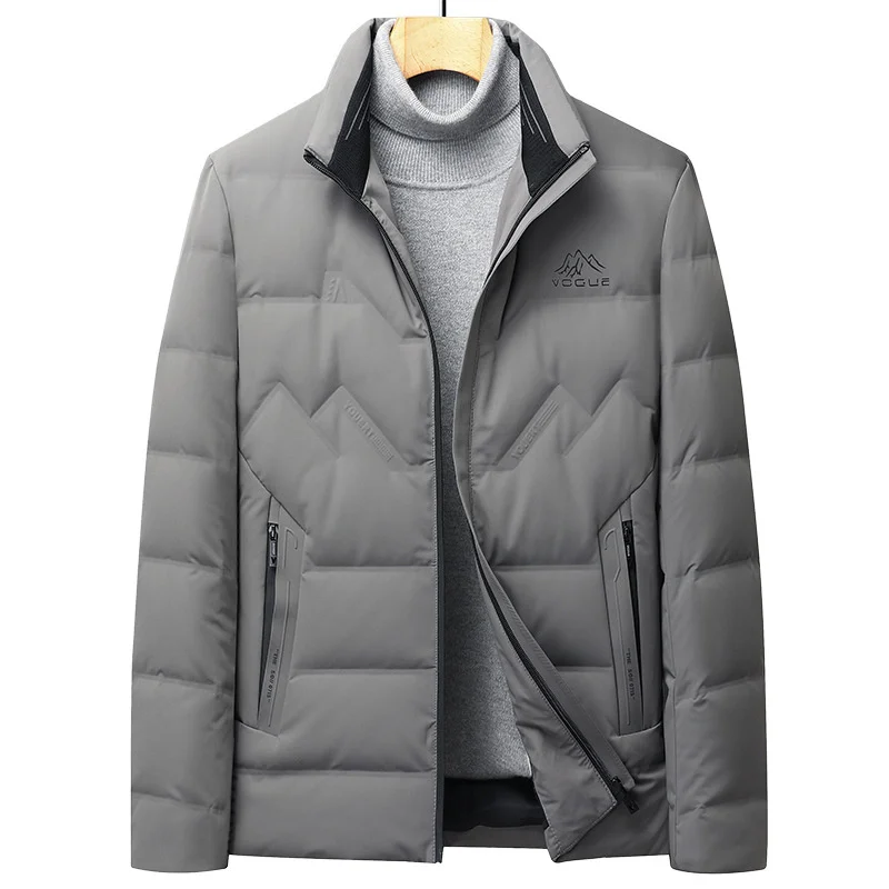 

Clothing Winter Thick Men's Puffer Male Coat Casual Lightweight Padded Overcoat Thermal Parkas White Duck Luxury Man Down Jacket