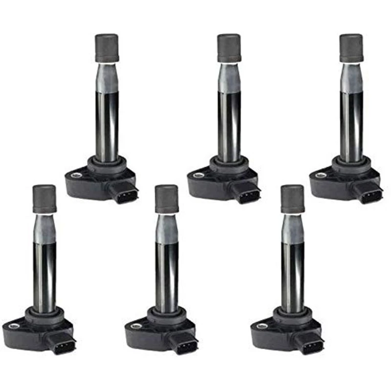 

Pack Of 6 Ignition Coils For Honda Accord Odyssey Acura MDX TL RL Vue 3.0L 3.2L 3.5L V6 30520P8EA01 30520P8FA01 30520RCAA02 9091