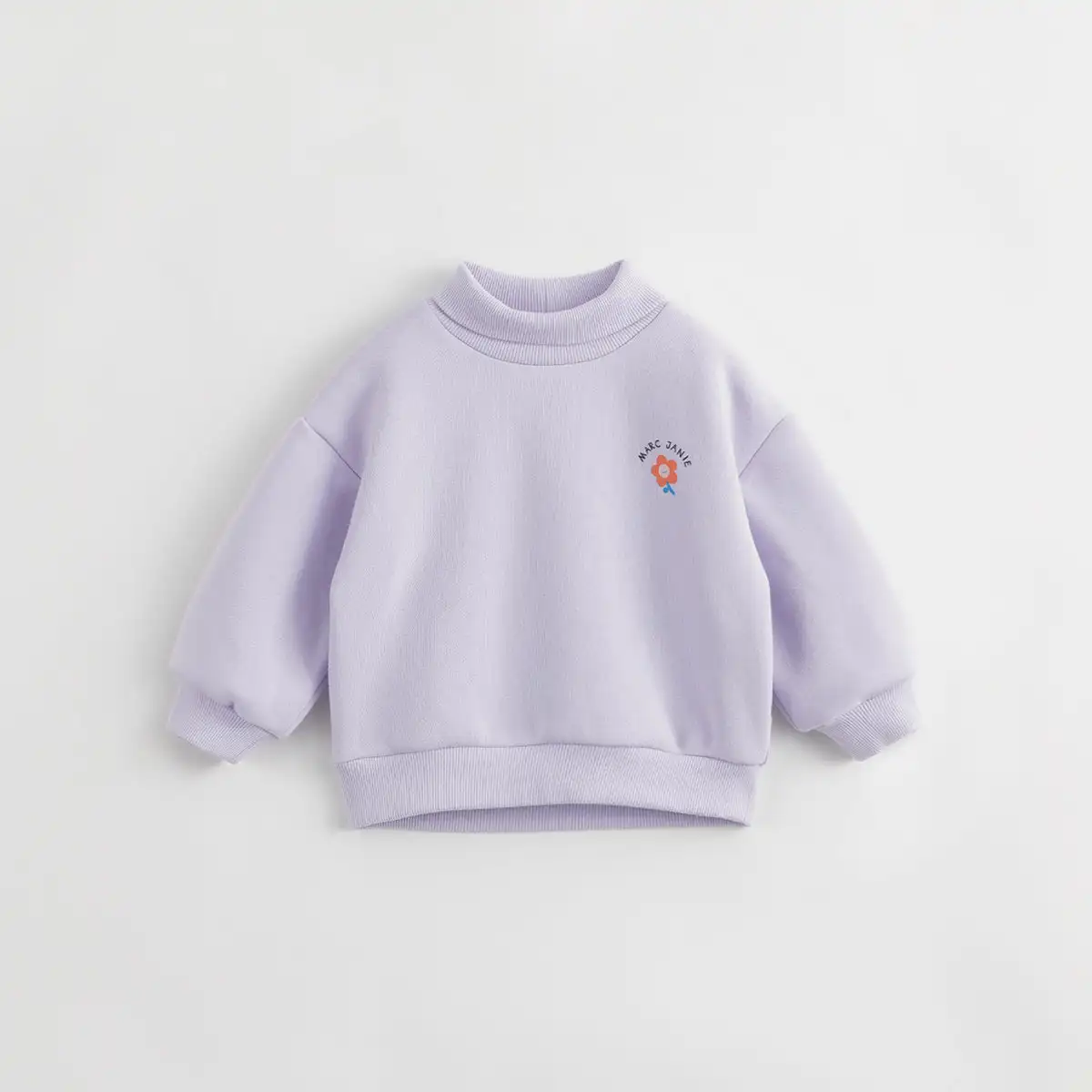 

MARC&JANIE Girls Little Strawberry Half Turtleneck Sweatshirt for Winter 231609