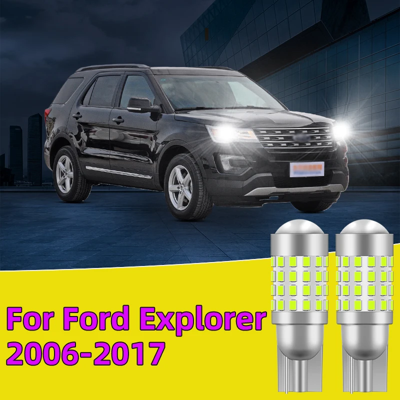 

2PCS For Ford Explorer 2006-2017 Car Led Bulb T10 W5W width lights side marker position Signal Lamp 12V 24V Clearance Lights