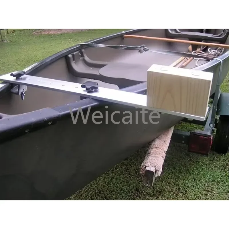 

Electric Motor Mount Solid Ash Motor Block Aluminum Crossbar Trolling Motor Bracket Canoe