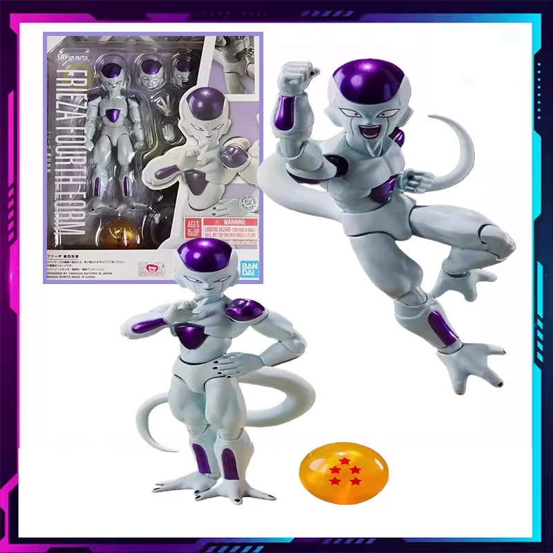 

Bandai S.H.Figuarts Dragon Ball Frieza Fourth 4th Form Brand Reissue Collectible Action Figure Movable Model Toy Collection Gift