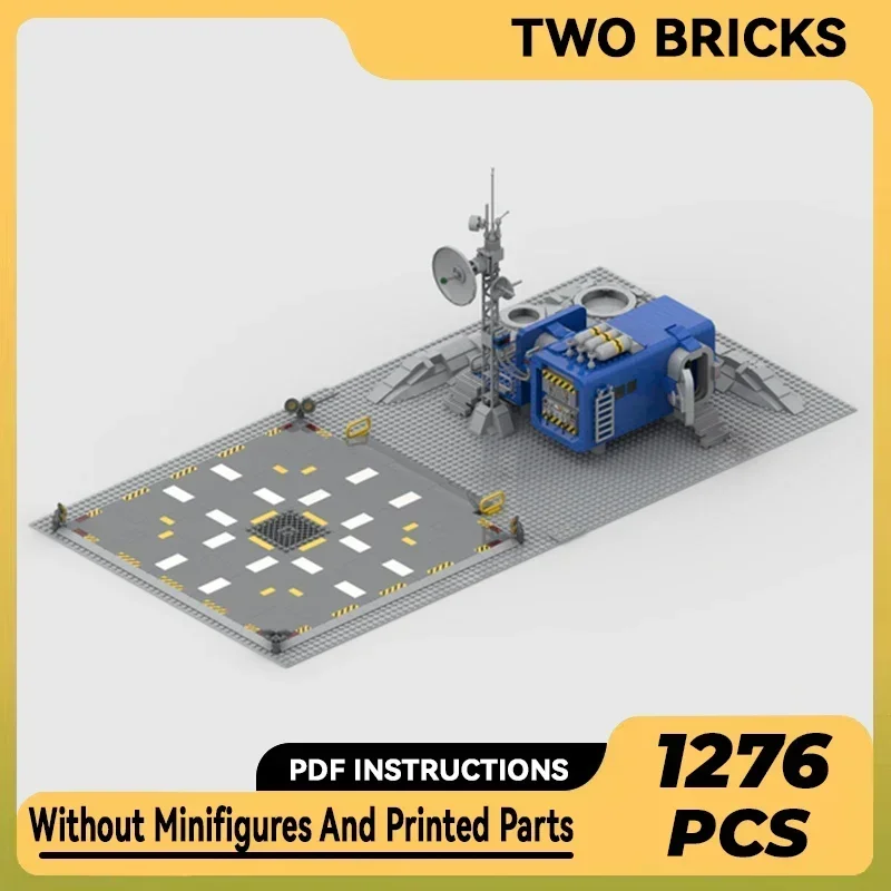 Classic Space Model Moc Building Bricks The New Galaxy Outpost Explorer Technology Blocks Gifts Christmas Toys DIY Sets Assembly