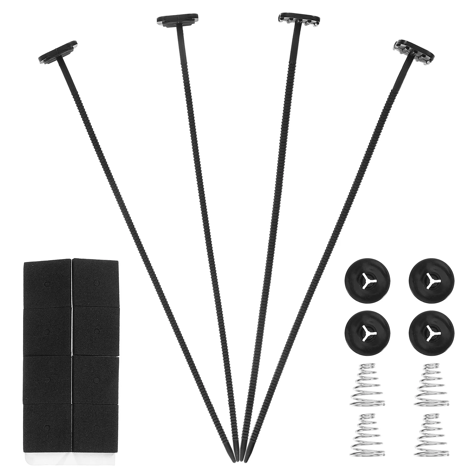 

1 комплект, комплект крепления вентилятора охлаждения электрического радиатора, включает в себя стяжки, пряжки, пружины, простая установка для автомобиля, грузовика, прицепа, пикапа Rv