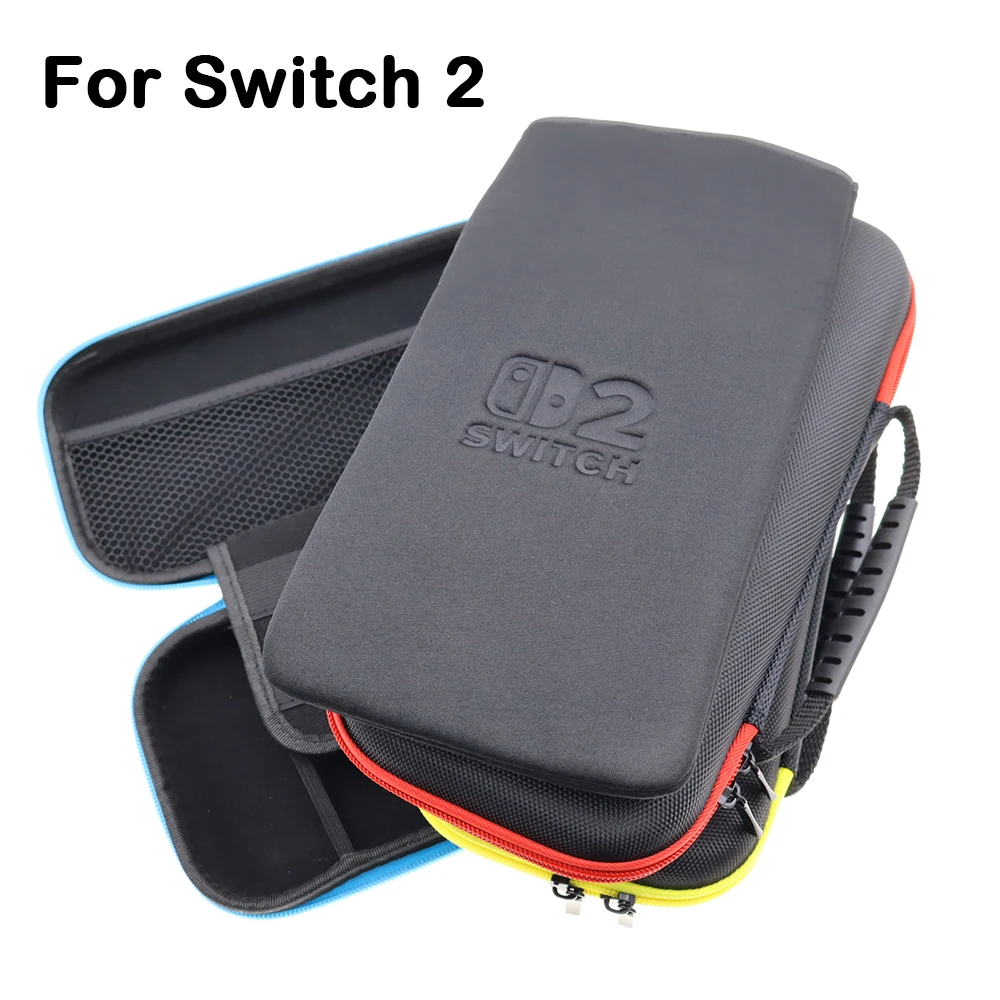 1pc EVA Hard Carrying Case Shockproof Hard Case Anti-scratch Travel Storage Bag For NS Switch 2 Match Sponge Soft Package