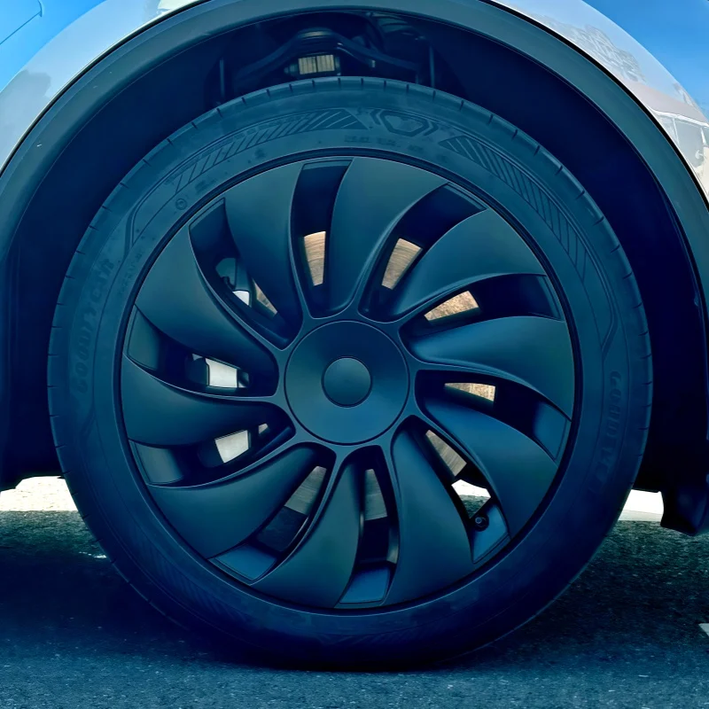 4er-Set für neue Tesla Model Y 2025-2026 Juniper 19-Zoll Turbine-Style Radkappen Zubehör Radabdeckungen – Detail 8