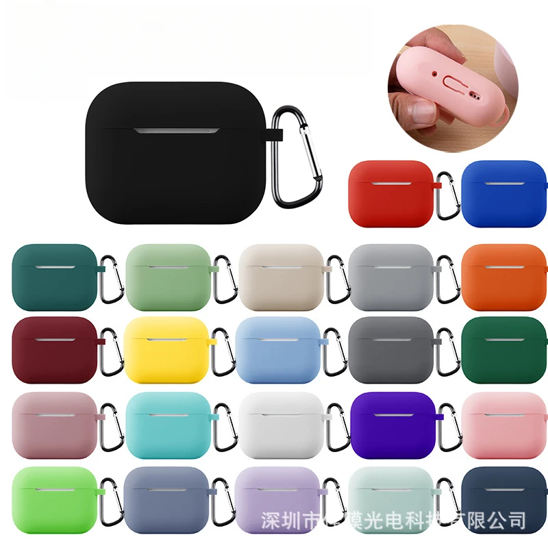 Soft Silicone Protective Case Compatible With AirPods Pro 3, Integrated Lanyard Earphone Charging Shell Replacement Accessories