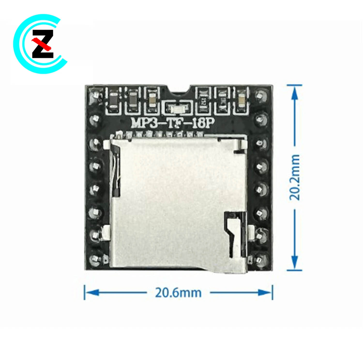 5pcs   MP3-TF-16P DFPlayer Mini MP3 music sensor compatible with development board module