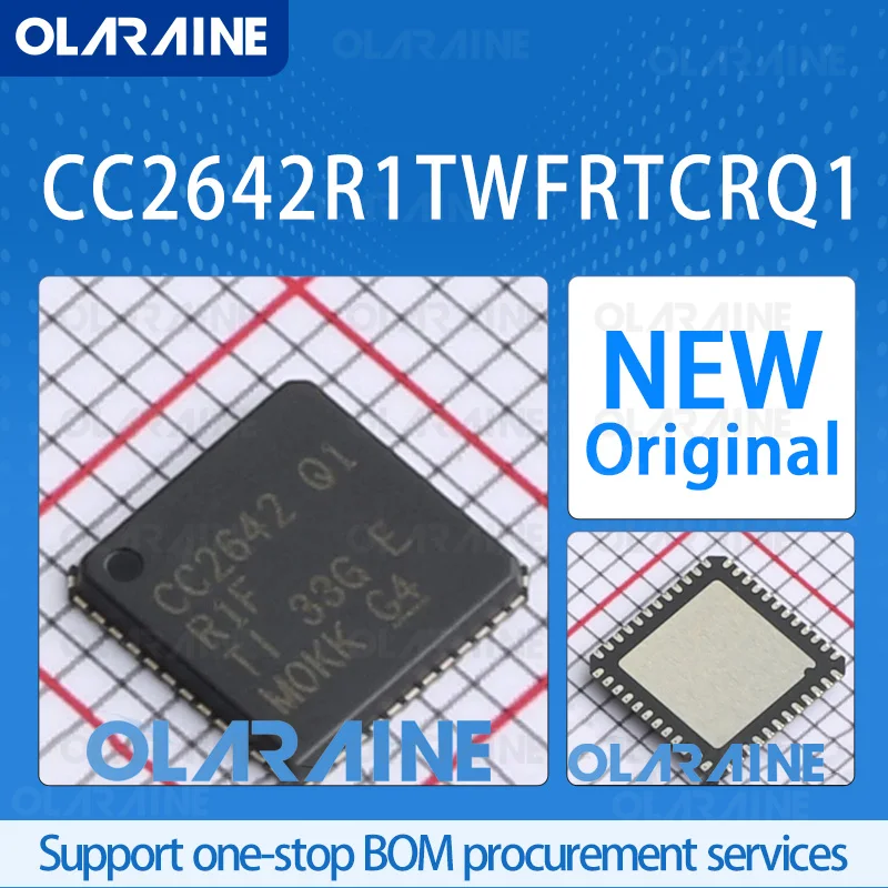 1/5/10Pcs CC2642R1TWFRTCRQ1 QFN-48 original 100% ic chip Microcontrollers Core Cortex M4F Operating frequency 2.4 GHz 3.63 V