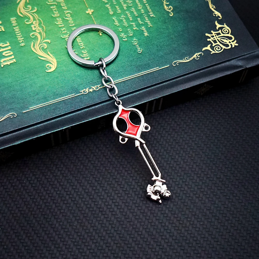 Kingdom Hearts-Porte-clés Sora, porte-clés arme, porte-clés pour hommes, accessoires de jeu, porte-clés de voiture, pendentif llaveros