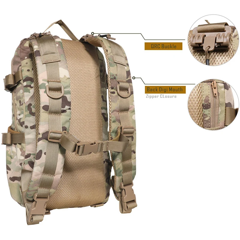 Tactical Cycling Backpack Camping Travel Bag For Men Camouflage Riding Outdoor Molle Daypack Laptop Hiking Hunting Fishing Bag