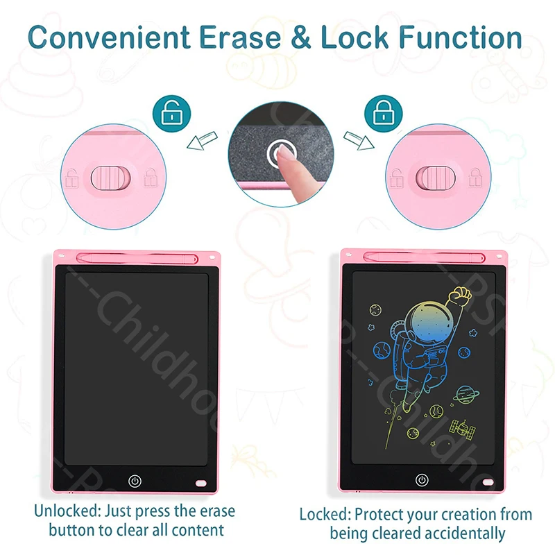 12 inch Tablets Electronic Handwriting Pad Writing Board Drawing Tablet LCD Screen Digital Graphic Toys For Young People Gifts