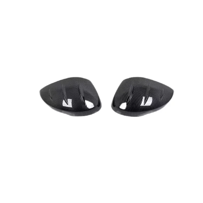 Pair Carbon Fiber Rear View Side Mirror Cover Trim For Acura Integra 2023-2024