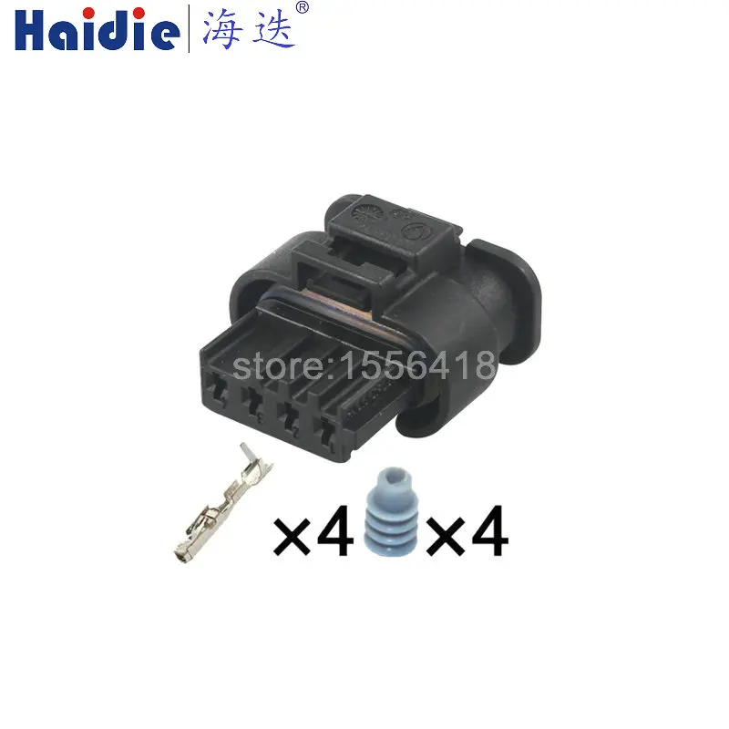 1-20sets auto 4pin waterpfoof female automotive wiring Oxygen Sensor Connector 7549032-02