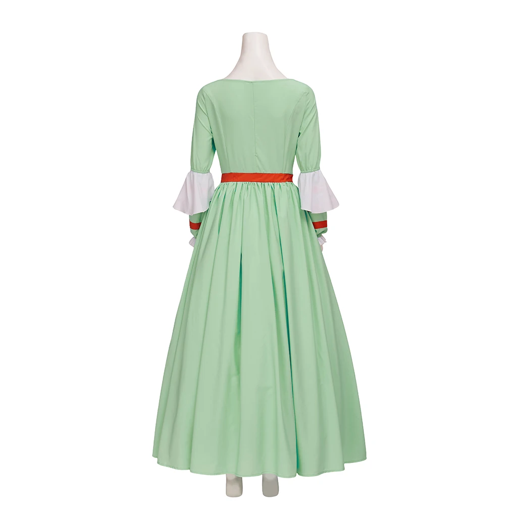 Muzikale Kiss Me Kate Ann Miller Bianca Cosplay Kostuum Victoriaanse Fancy Groene Jurk Broadway Stage Performance Outfits