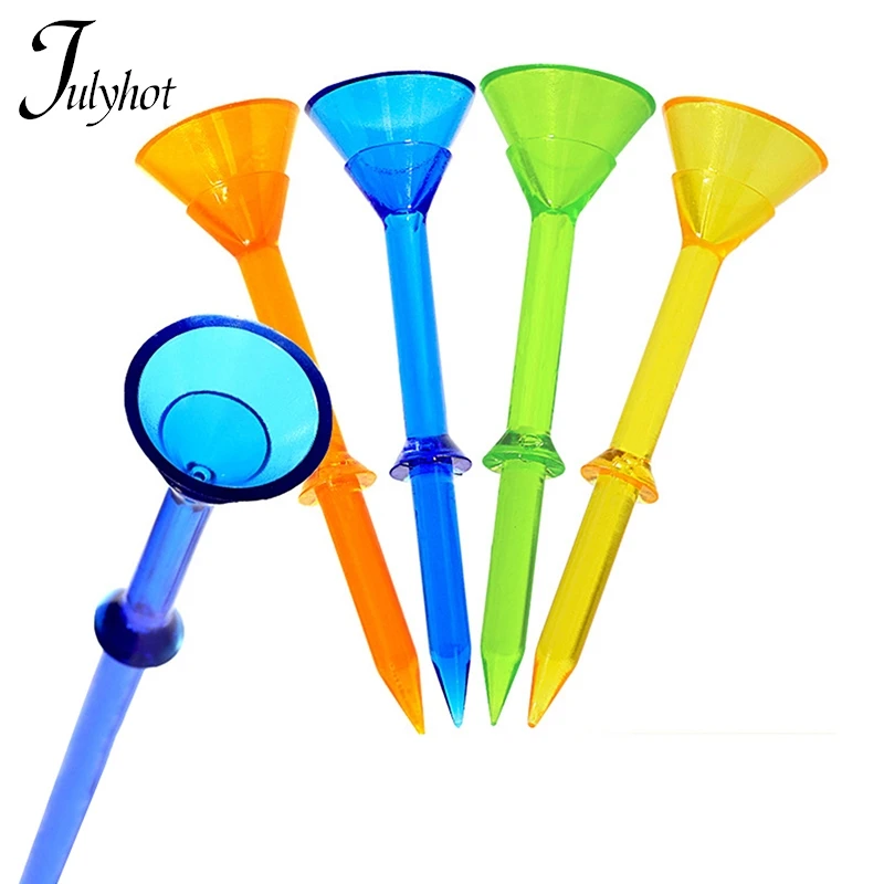 10pc Big Cup Plastic Golf Tees PC Material Is Super Durable 3-1/4