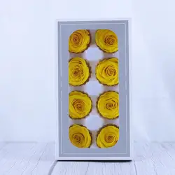 Preserved Rose Flower Eternal Rose Flower Eternal Beauty Realistic Preserved Rose Arrangement for Home Party Decoration Diy Gift