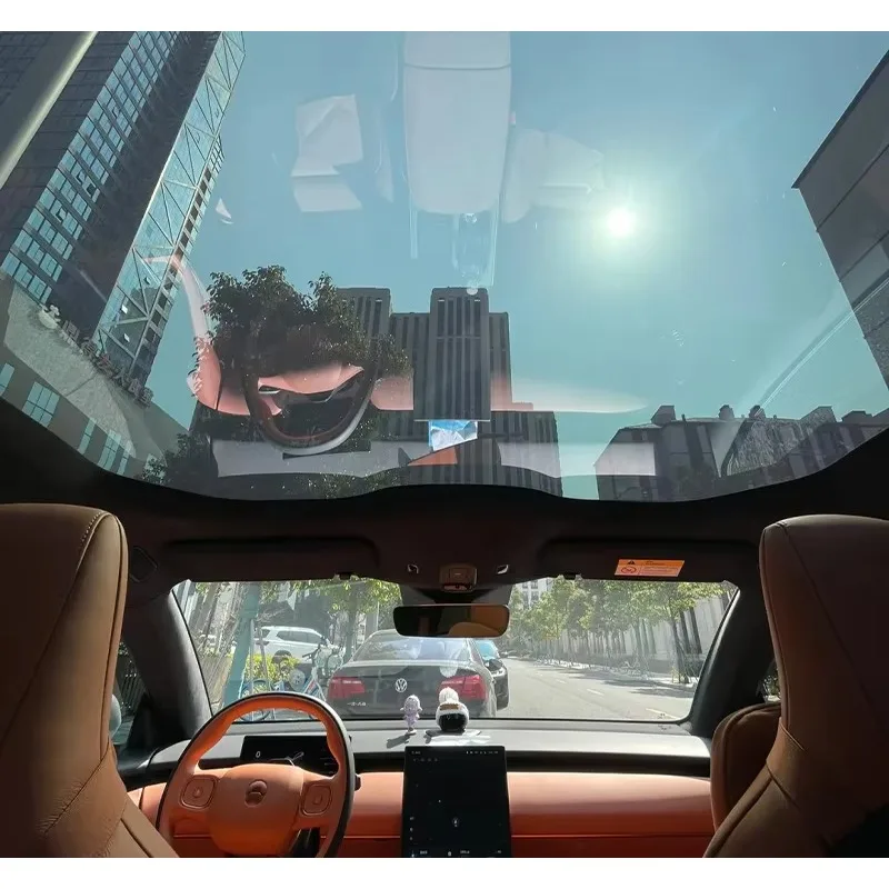 Light Blue Car Sunroof 7.5Mil Paint Protection Film Skylight Heat-insulating Film Stickers Anti-UV 99%
