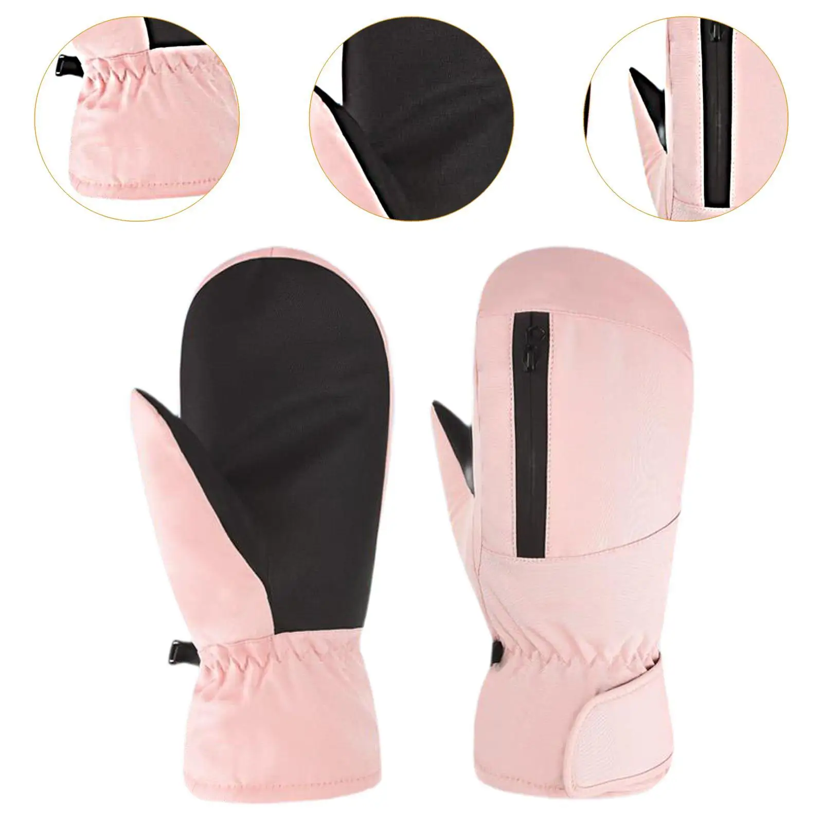 قفازات التزلج الشتوية معدات التزلج الطقس البارد للتزلج على الجليد في الهواء الطلق