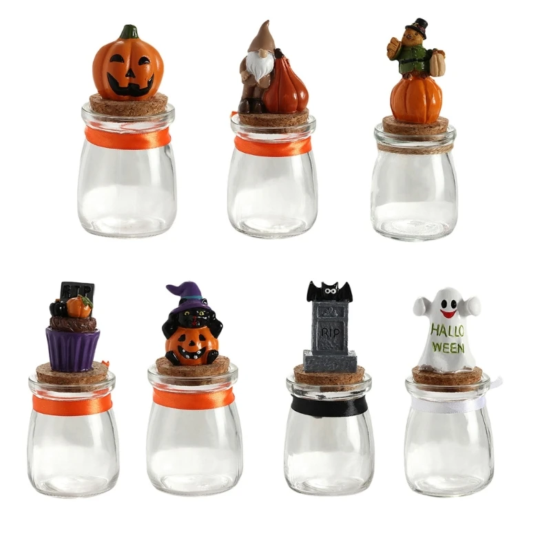 

Halloween Candy Jar Adorable Resin Sweet Container for Treats and Chocolates