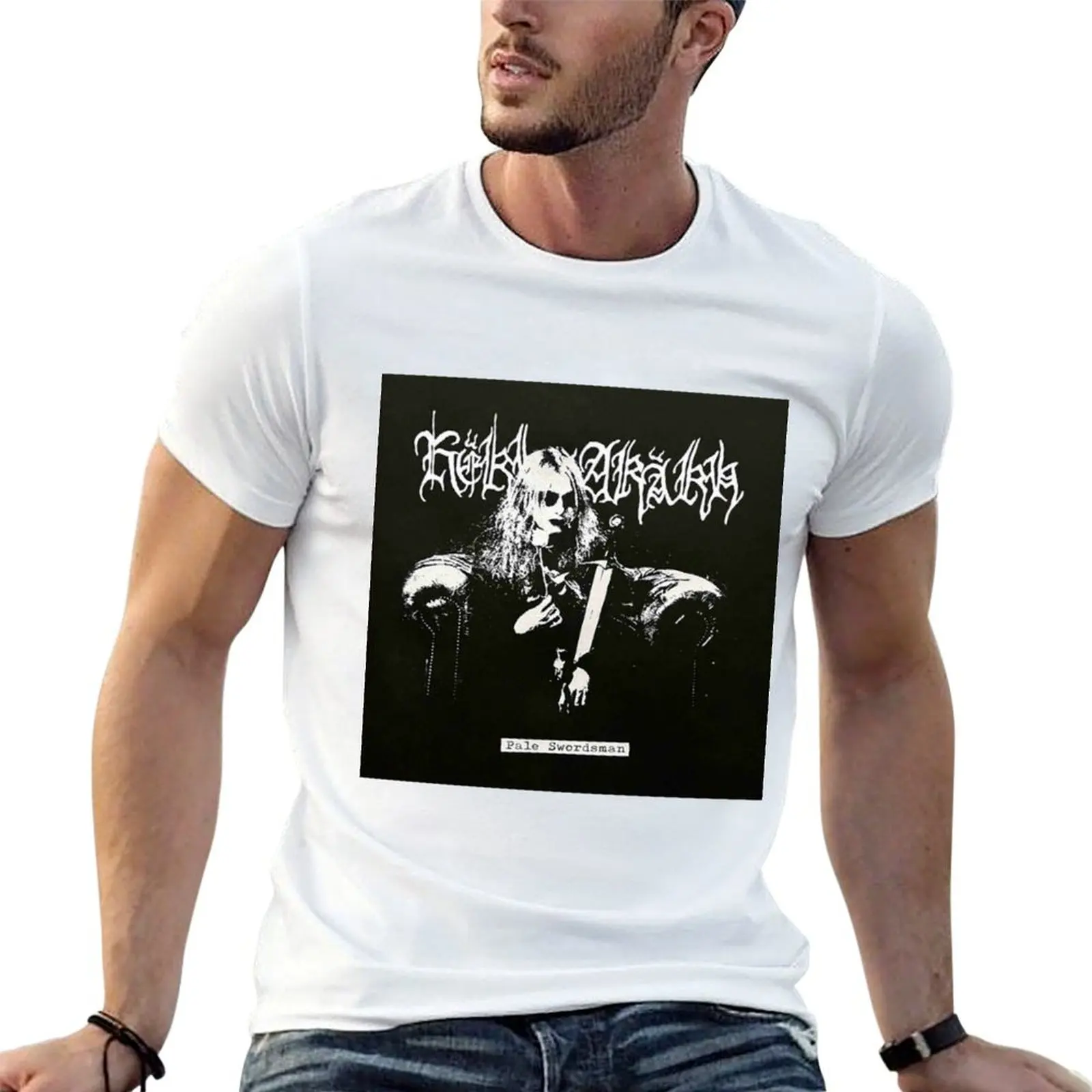 

T-Shirt Kkht Pale casual t Arkh for man shirt t swordsman percent album shirt cover man 100 cotton