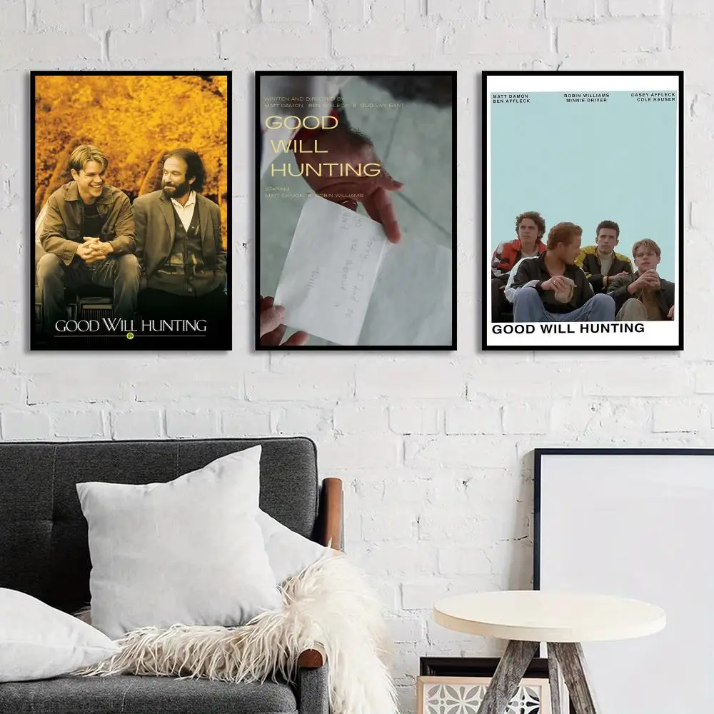 Indie Film G-Good Will Hunting-g Aesthetic HD Poster, Self-adhesive Wall Art Print, Modern Home Decor, Room Decoration Gift Idea