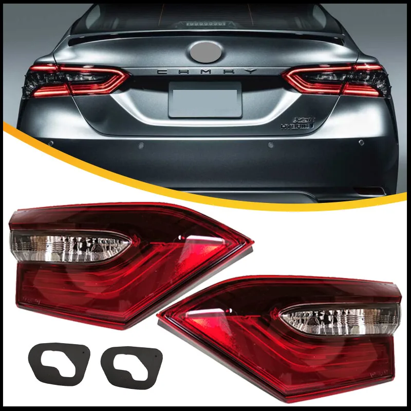 

81590-06880 Inner Halogen Tail Lights For 2021 2022 Toyota Camry LE SE LH&RH Kit