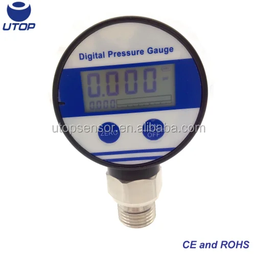 Bottom Installation Digital Small Type Gas Liquid Pressure Gauge Intelligent Manometer