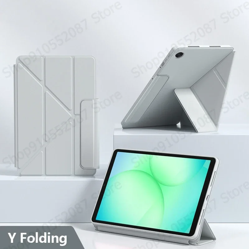 For Samsung Galaxy Tab A11 Case 8.7'' Multi-Folding Protective TPU Shell Funda For Galaxy Tab A11 Tablet Cover SM-X130 X133 X135