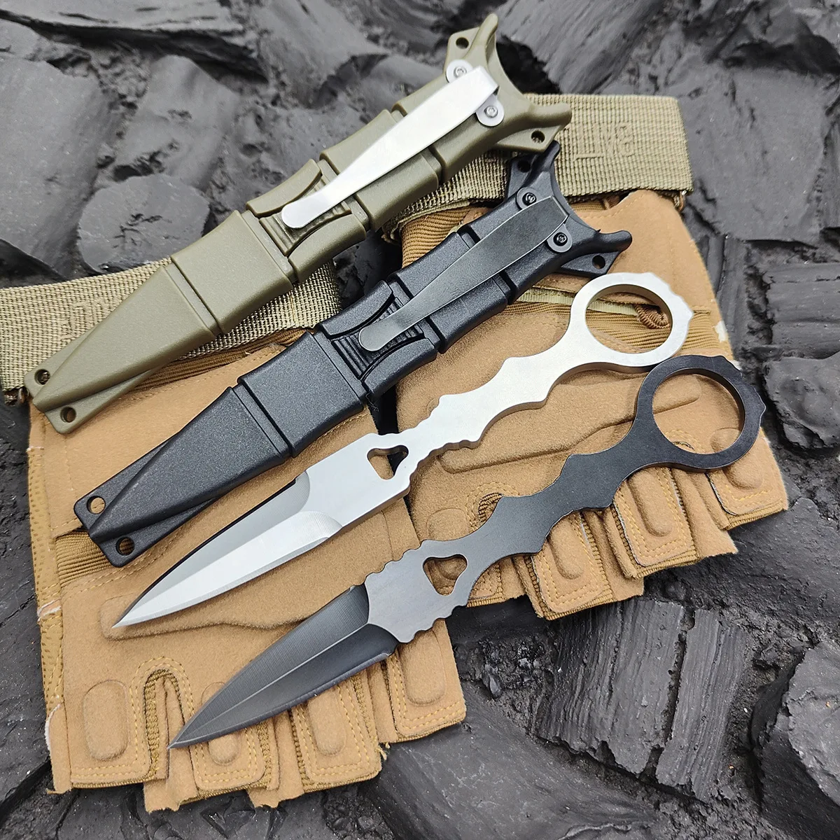 

Многофункциональный нож BM 176 с фиксированным клинком из нержавеющей стали, для активного отдыха, EDC-инструмент, для выживания, охоты, самообороны, с ножнами из кайдекса