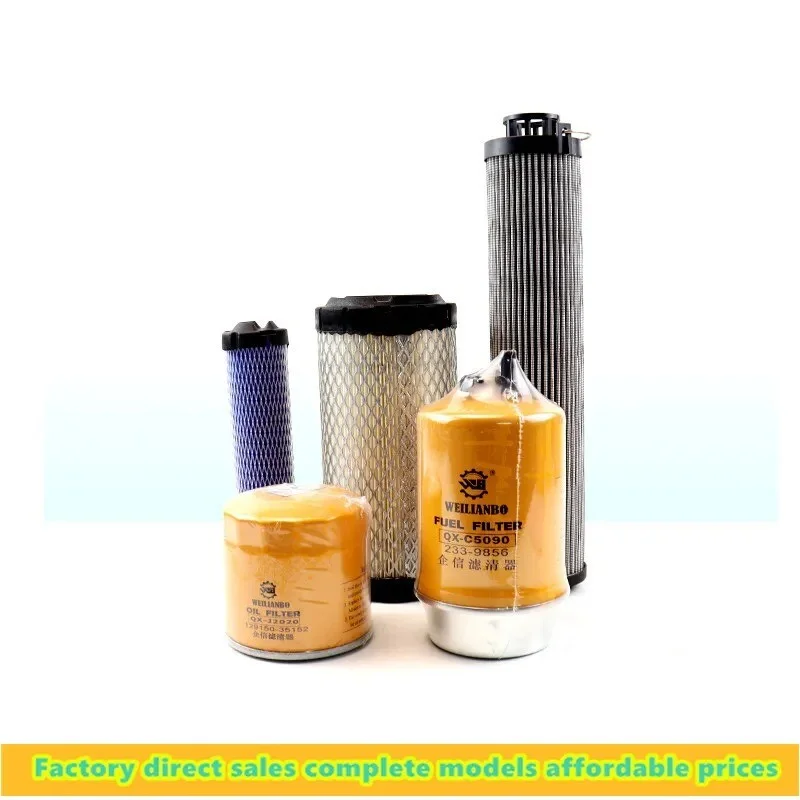 For Wacker Neuson ez17 oil filter diesel filter air filter return oil filter