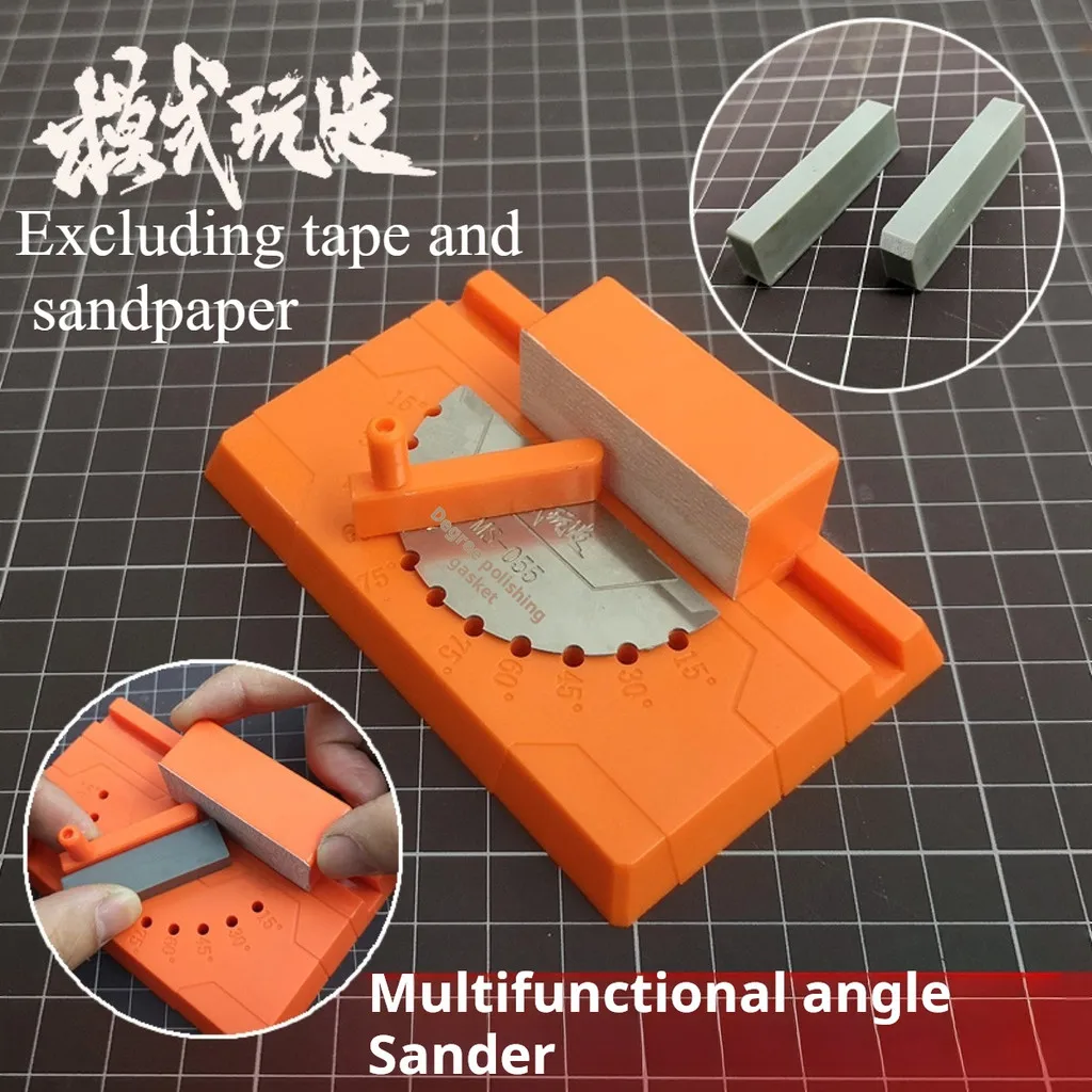 MSWZ Multi Angle Sanding Slider Tool for Gundam Military Model Building Tools Edge Polishing DIY Hobby Craft Assembly