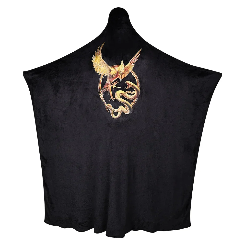 2024 영화 굶주림 코스프레 게임 송버드 뱀 변장 코스튬 액세서리, 재미있는 소프트 스로우 담요, 남녀공용 판타지 의상