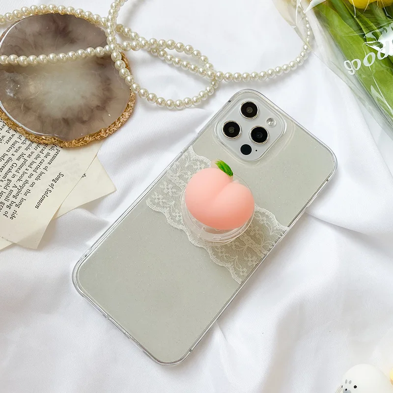 Soft Pinch Round Foldable Finger Ring Griptok Phone Holder for IPhone Samsung Huawei Xiaomi Support Grip Tok Lazy Stand Bracket