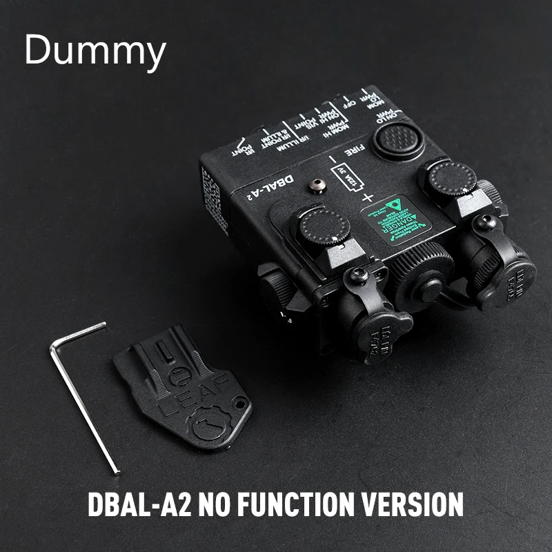 DBAL-A2 Battery Box Non-Functional Version Dummy Tactical Airsoft Weapon Scout Hunting Laser Indicator Fit 20mm Picatinny Rail