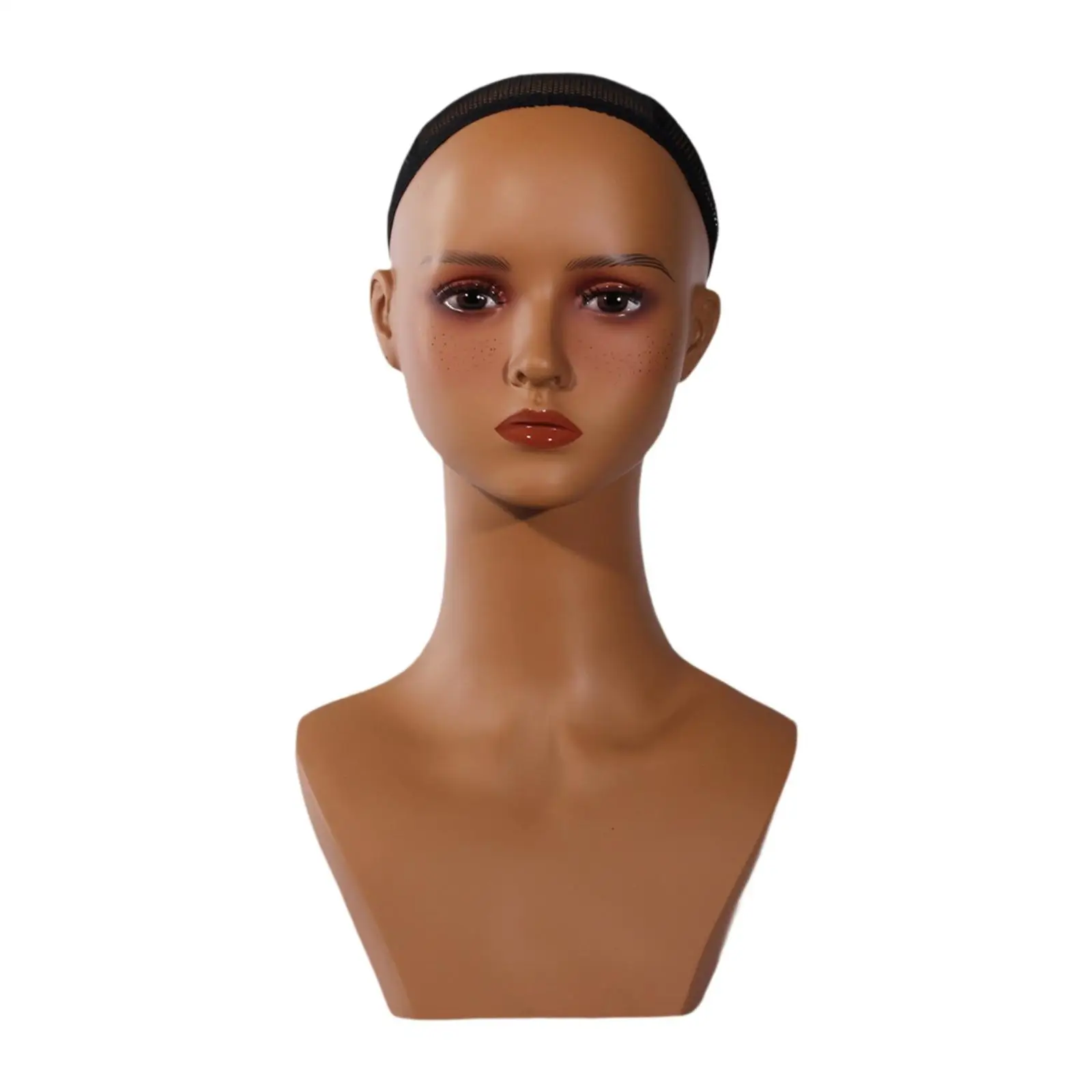 

Female Mannequin Head Stable Multipurpose Hat Display Rack Stand Manikin for Hats Jewelry Home