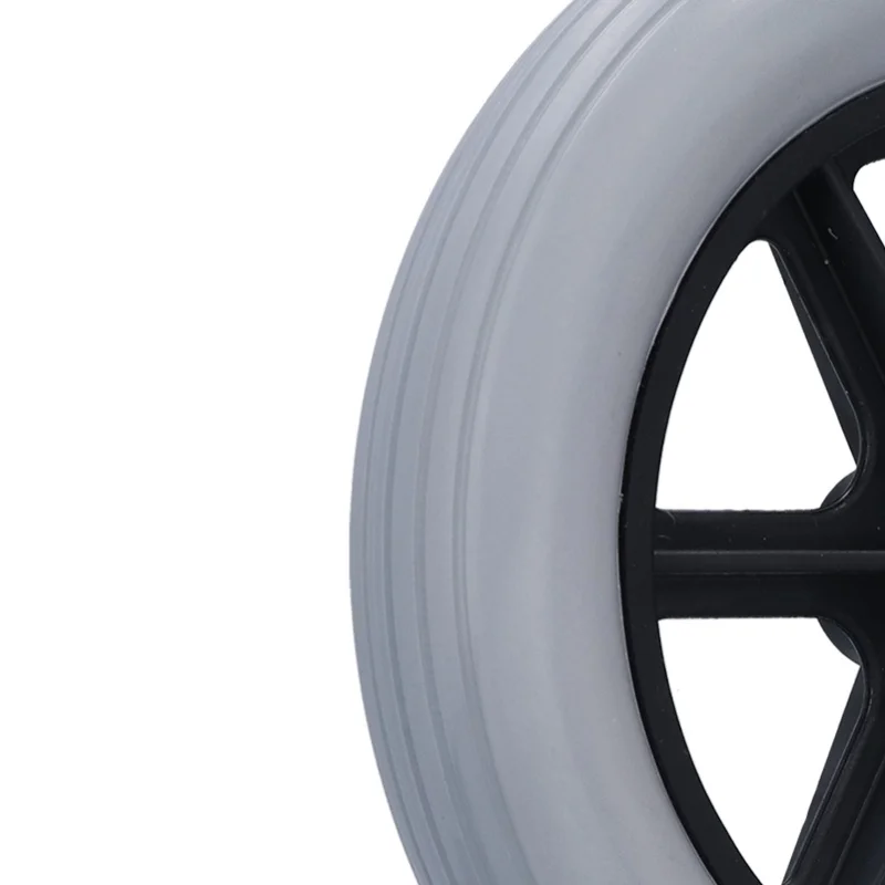 Wheelchair Front Wheel 10in Walker Caster Tire Flat Free Accessory 12mm 10x2 6001