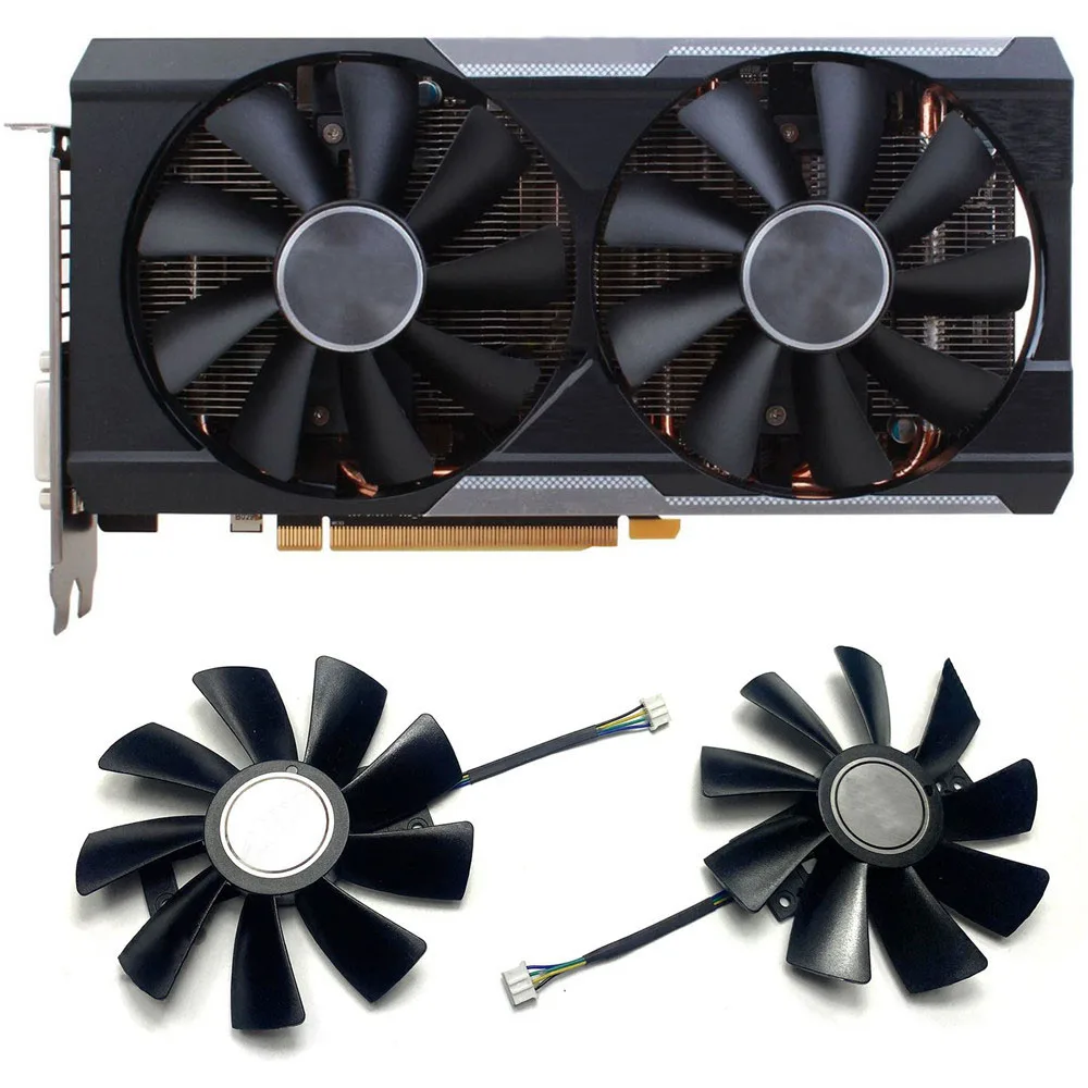 For SAPPHIRE R9 380 4G Video Card Fan Cooling Fans GAA8B2U GPU FAN