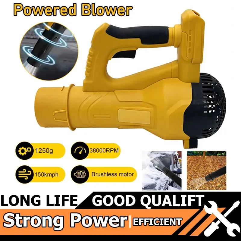 New Fit Dewalt 38000RPM Tool Cordless Air Blower Brushless Handheld Leaf Jet Turbo Blower For 20V Battery Power Tool