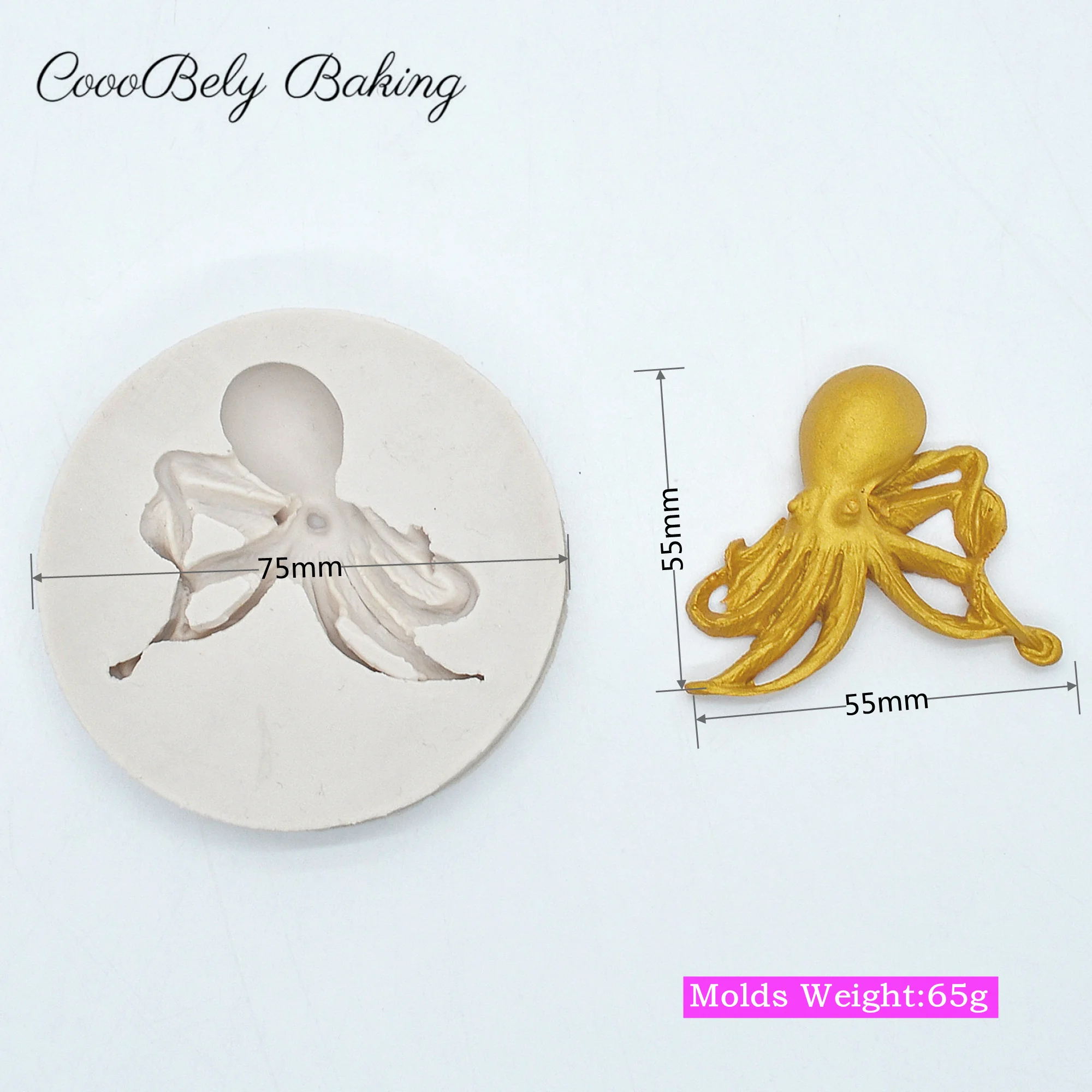 Octopus Shape Silicone Molds For Baking DIY Epoxy Chocolate Mold Fondant Cake Baking Decoration Fudge Pudding Cake Mold