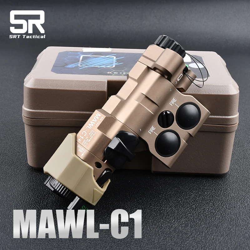 MAWL-C1 Red Dot Green Blue Laser Indicator Metal LED White Light IR Infrared Sight MAWL IR Laser Airsoft Aiming Weapon Equipment