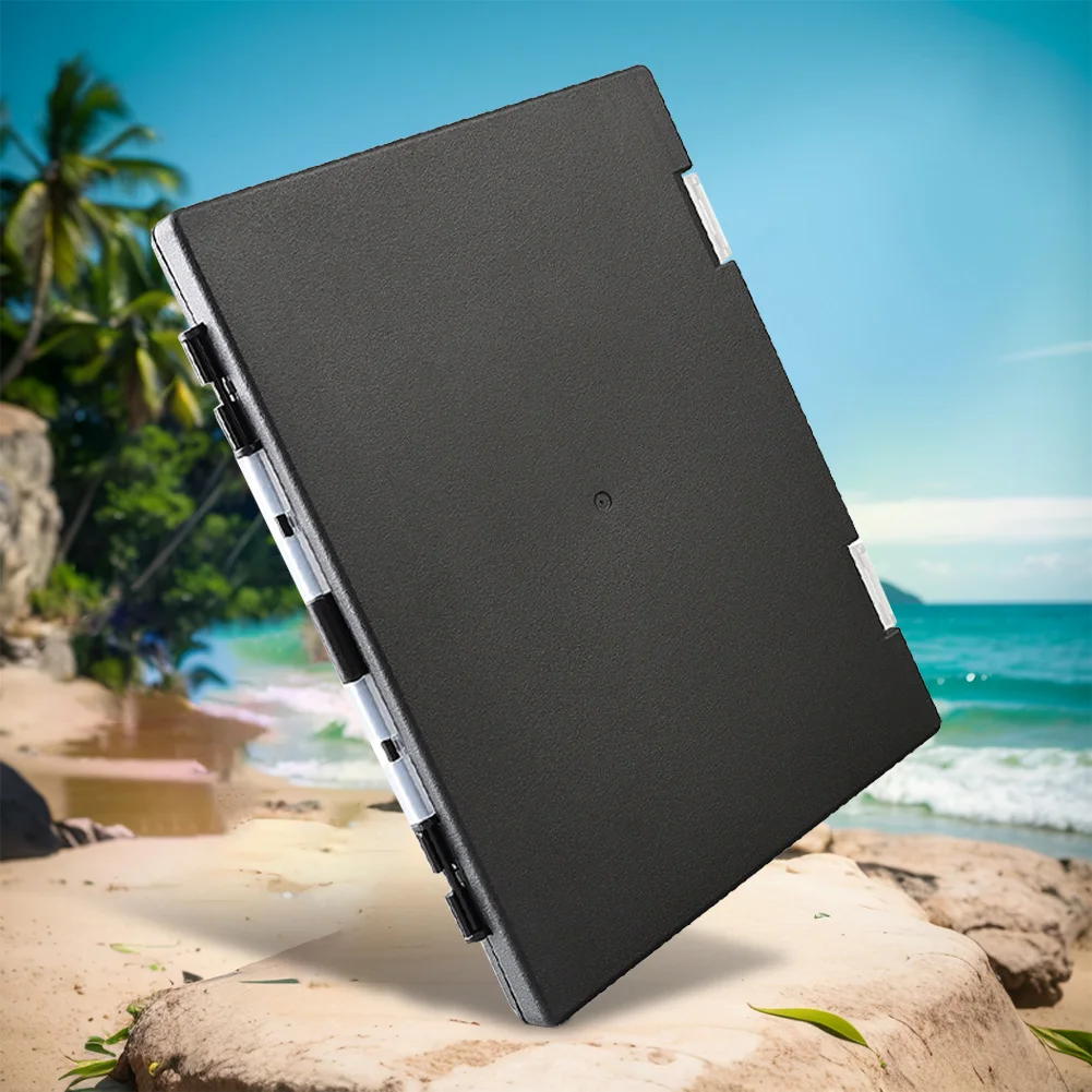 

Двусторонняя коробка для рыболовных снастей, коробка для хранения рыболовных снастей, ультратонкая пластиковая коробка-органайзер для приманок, портативная коробка для рыбалки на открытом воздухе