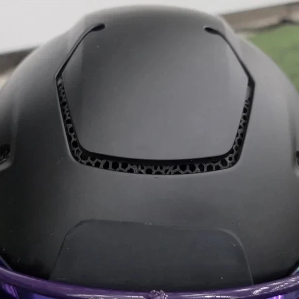 Rugby helmet new 3D printed lined rugby helmet cushioning